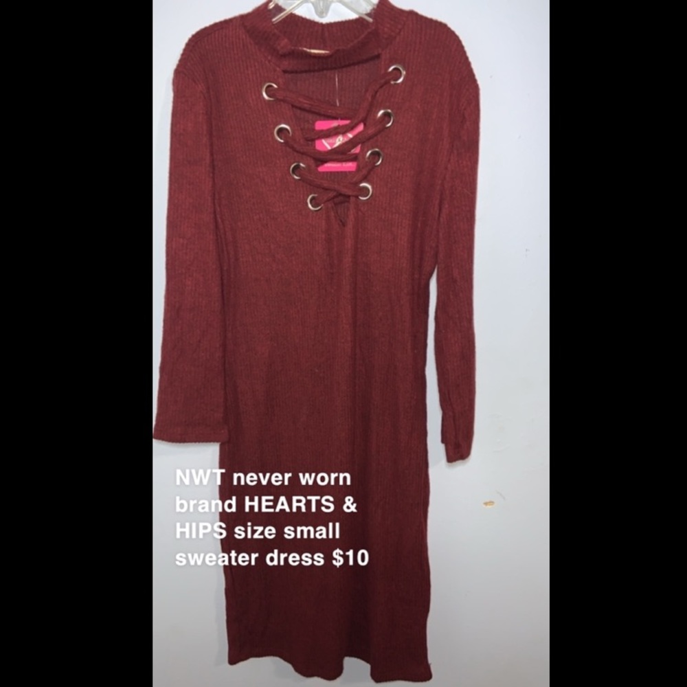 NWT SIZE SMALL SWEATER DRESS